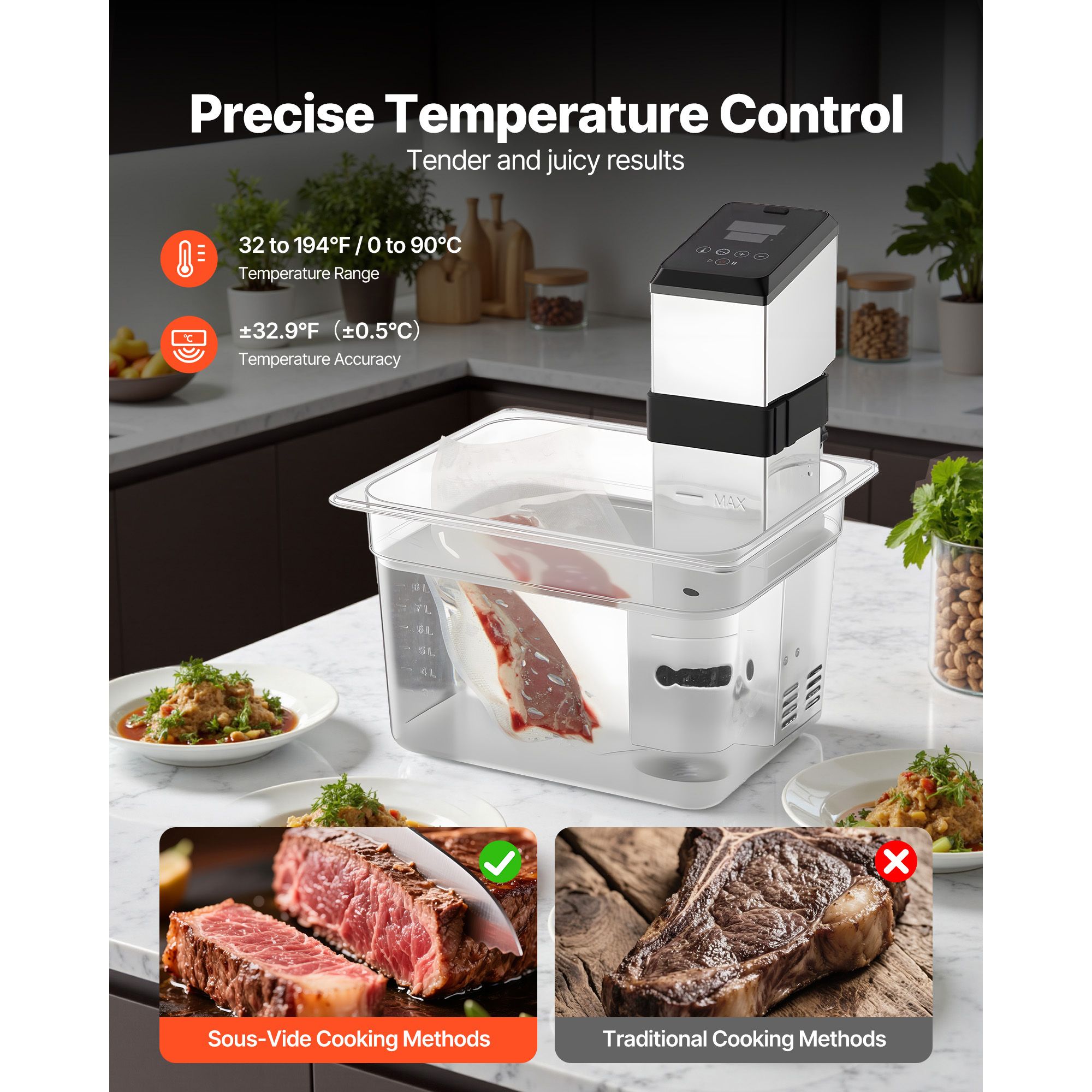 Circolatore a Immersione Sous  - Digital Sous Vide Precision Cooker recensione e prezzo